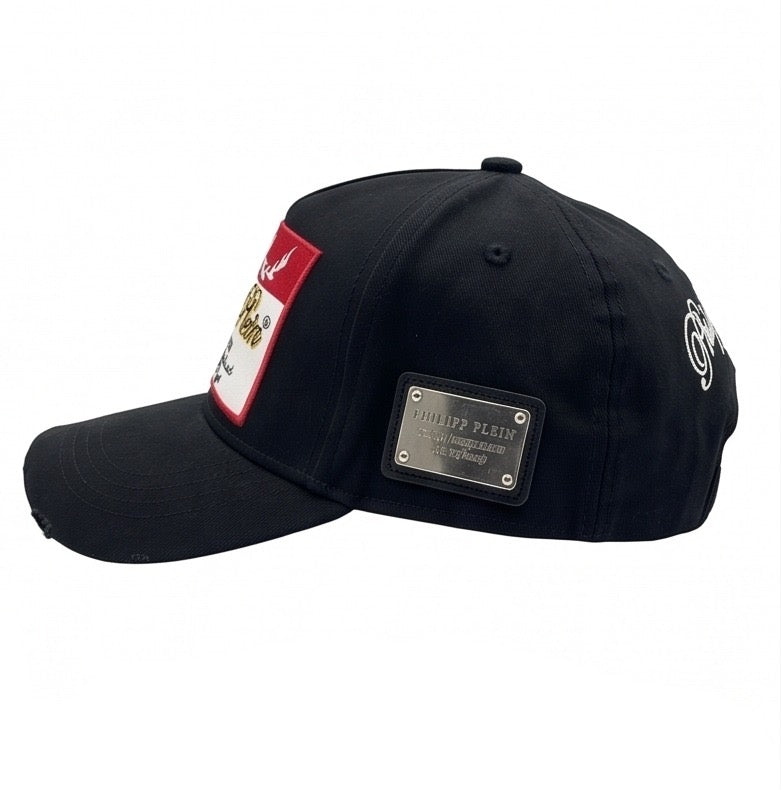 Philipp Plein Crown Patch Black Cap
