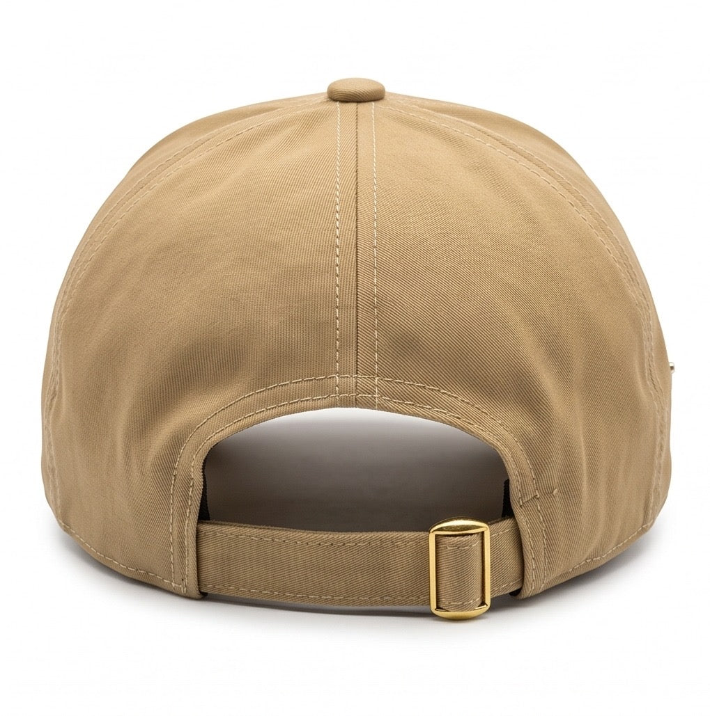 Prada Nylon Triangle Logo Cap – Beige