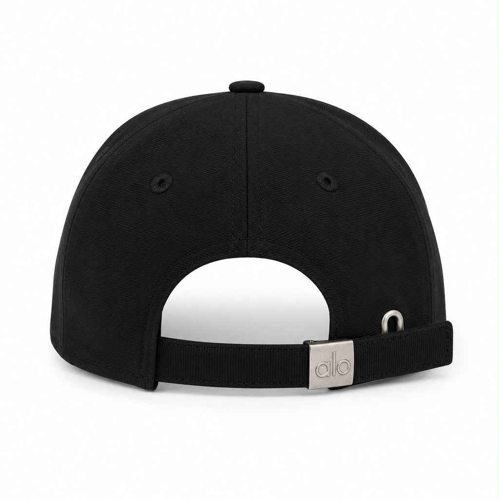 Alo Logo Cap – BLACK