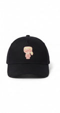 Karl Lagerfeld Icon Cap – Black / Pink