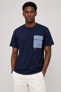 Moncler Navy Blue T-Shirt