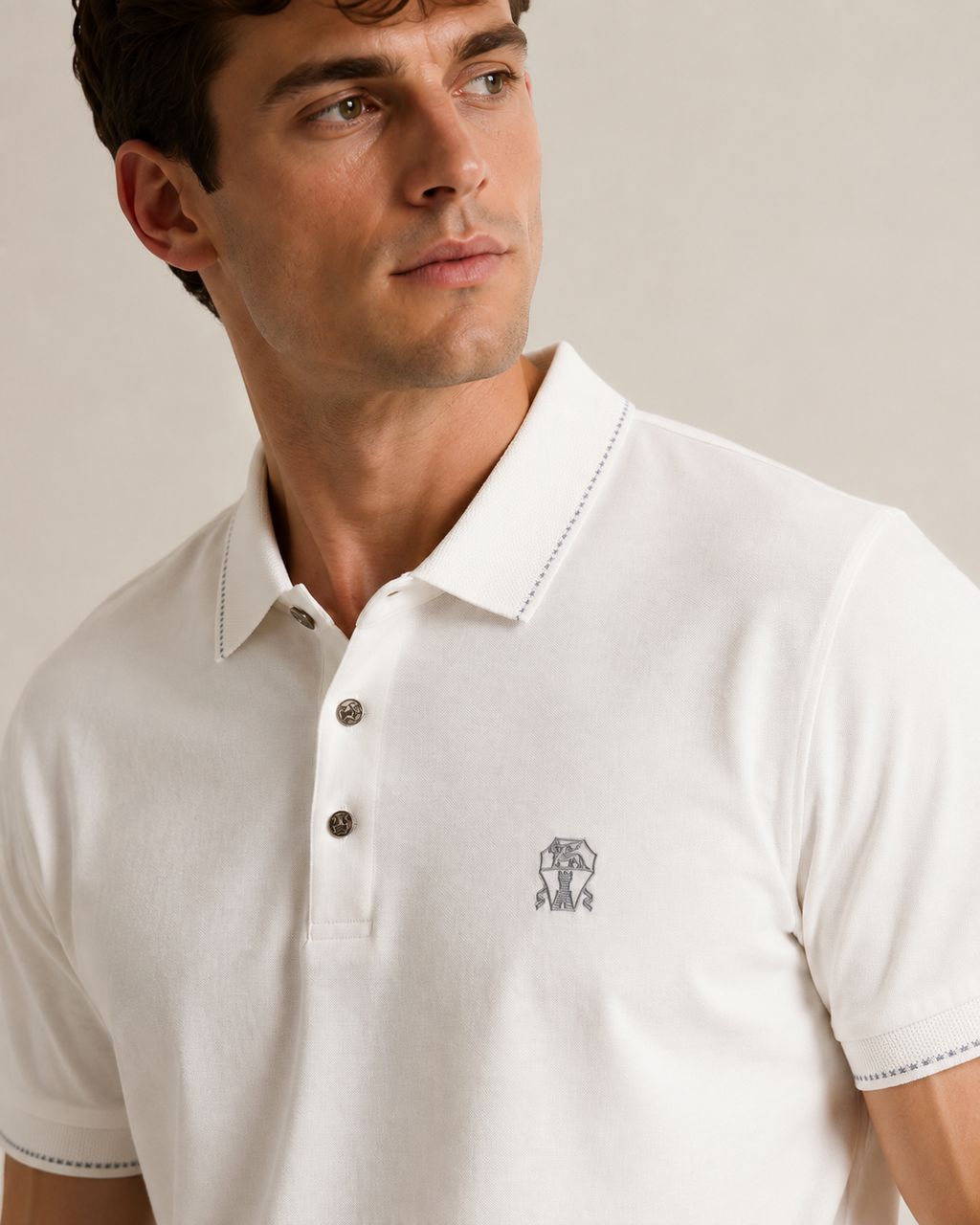 Brunello Cucinelli Textured Polo
