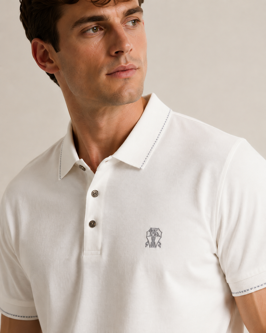 Brunello Cucinelli Textured Polo