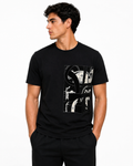 Black Graphic Panel T-Shirt