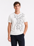 White Equestrian Embroidered T-Shirt