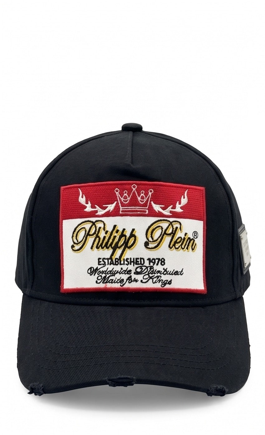 Philipp Plein Crown Patch Black Cap
