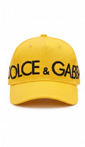 Dolce & Gabbana Logo Cap – Yellow