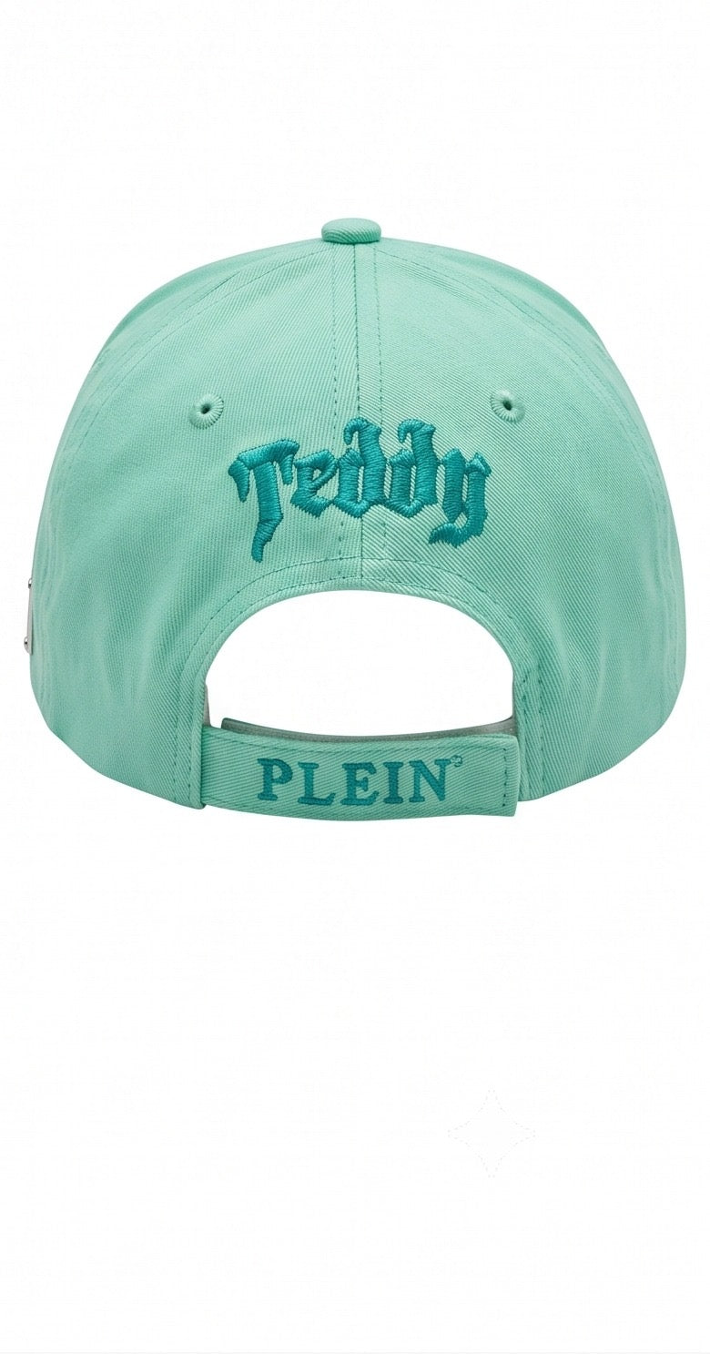Philipp Plein Teddy Bear Cap – Mint Green