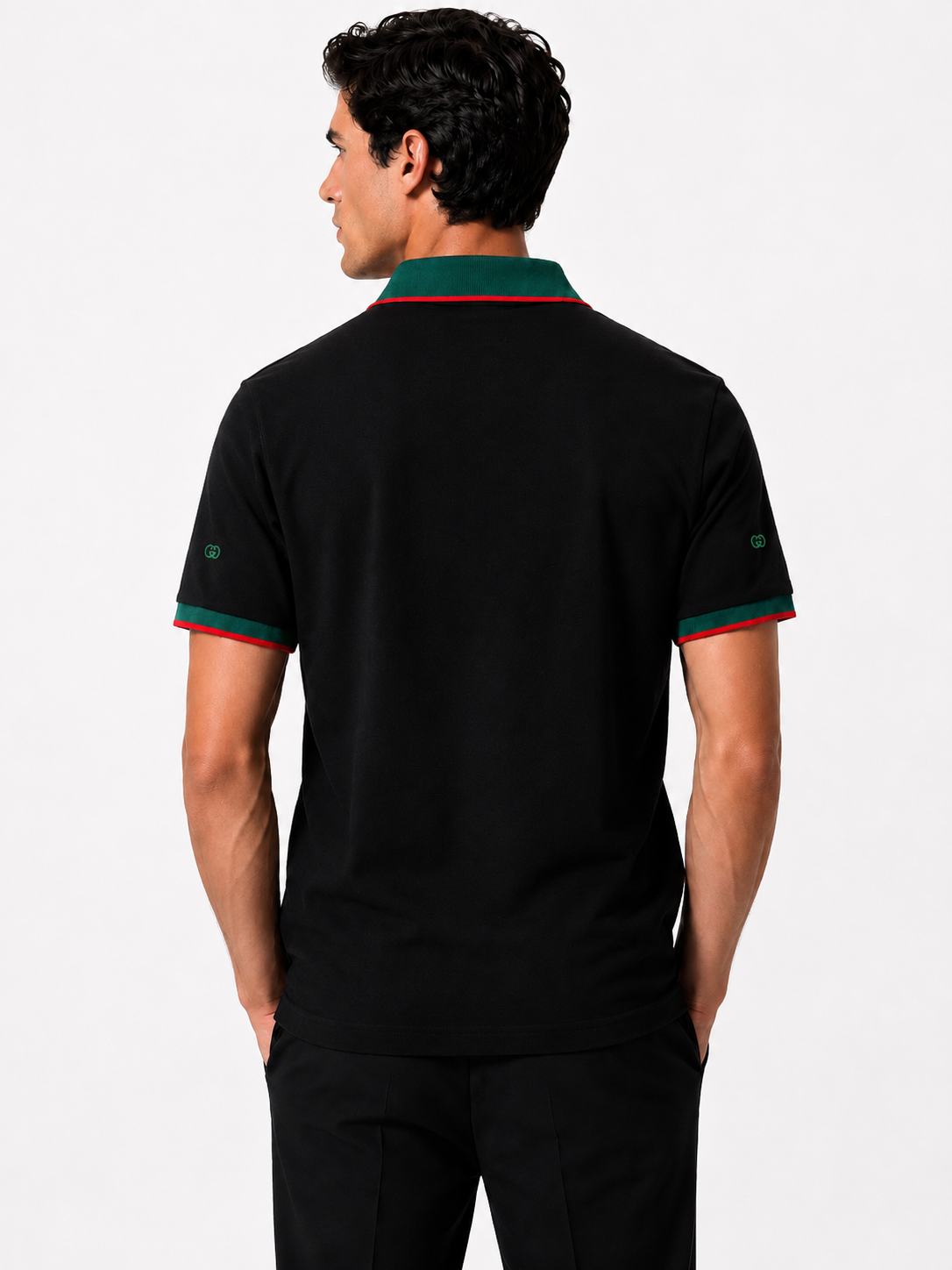 Premium Black Polo Tshirt