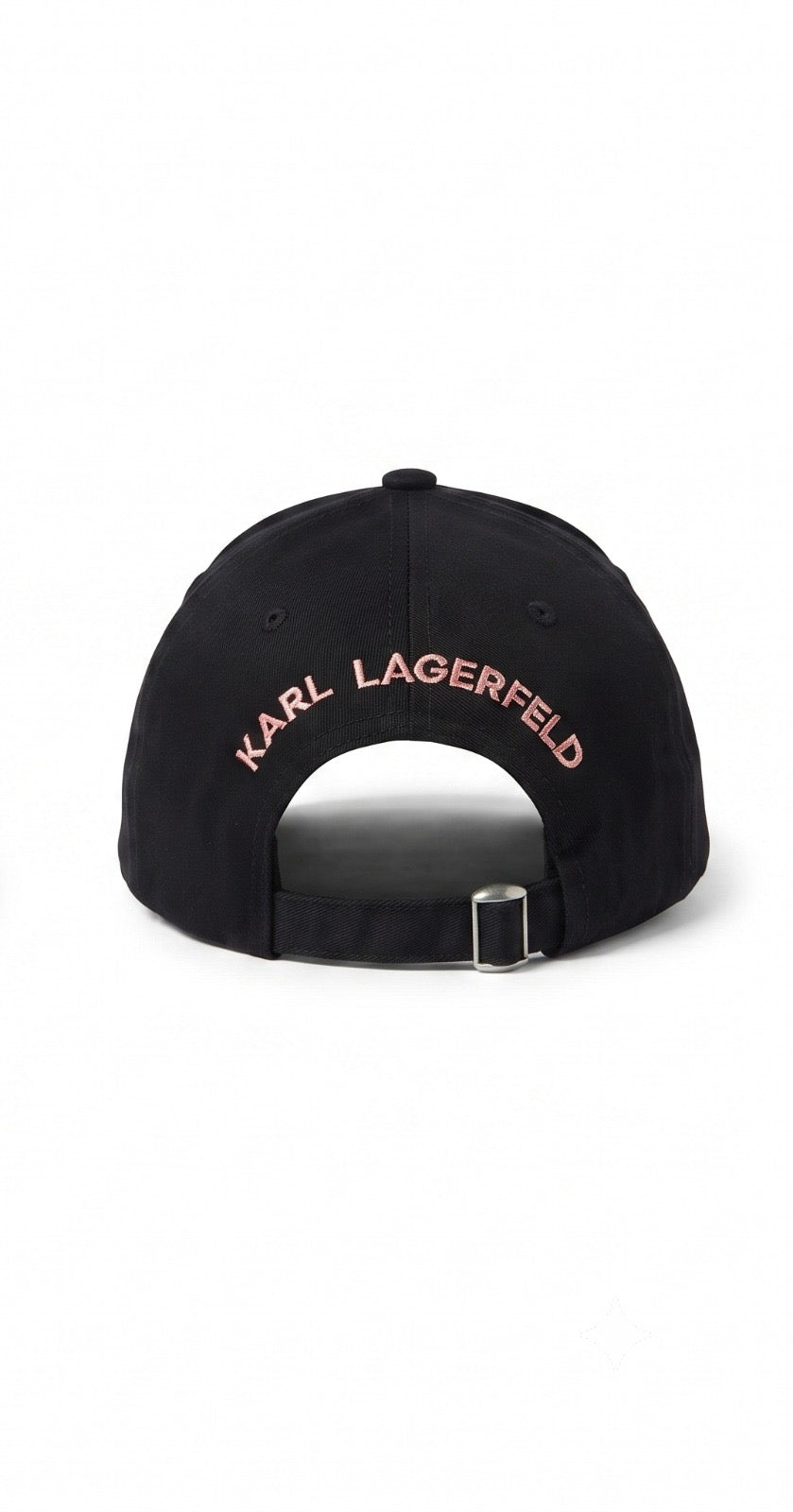 Karl Lagerfeld Icon Cap – Black / Pink