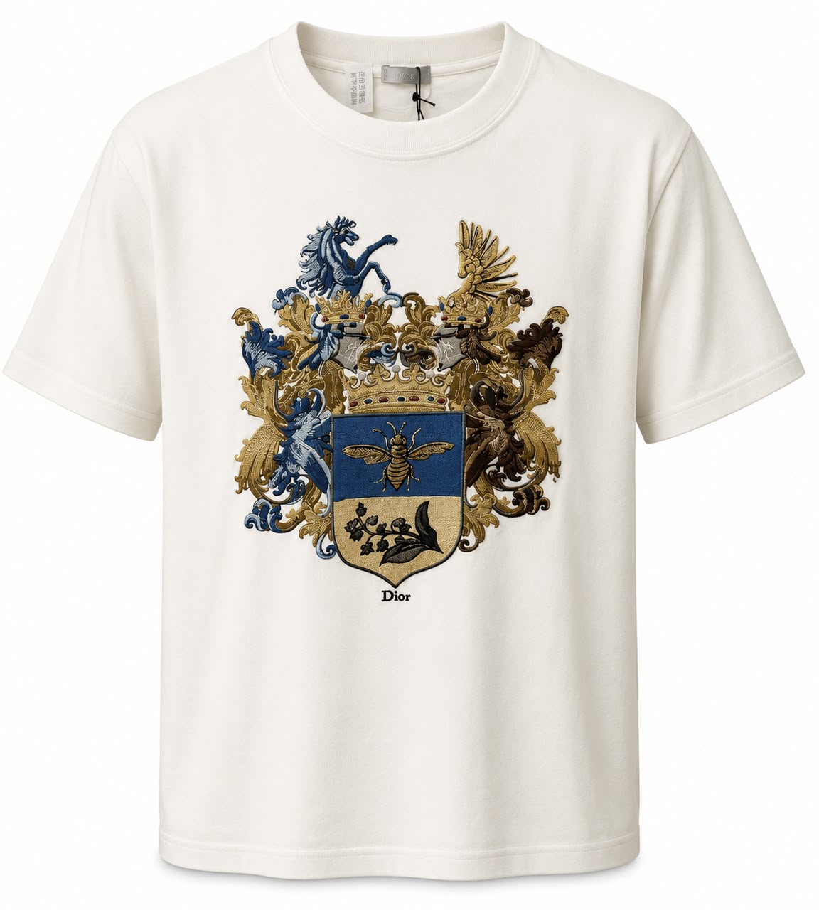 Dior Crest Embroidered T-Shirt