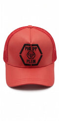 Philipp Plein Mesh Trucker Cap – Red