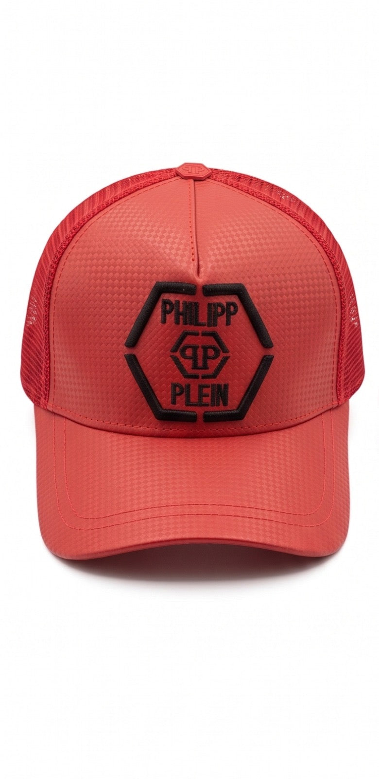 Philipp Plein Mesh Trucker Cap – Red
