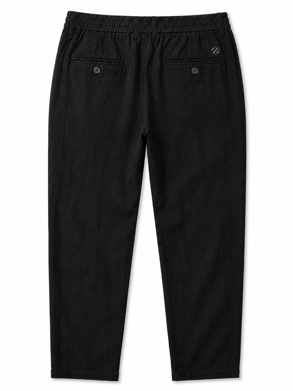 Ermenegildo Zegna Linen Blend Trousers – Black