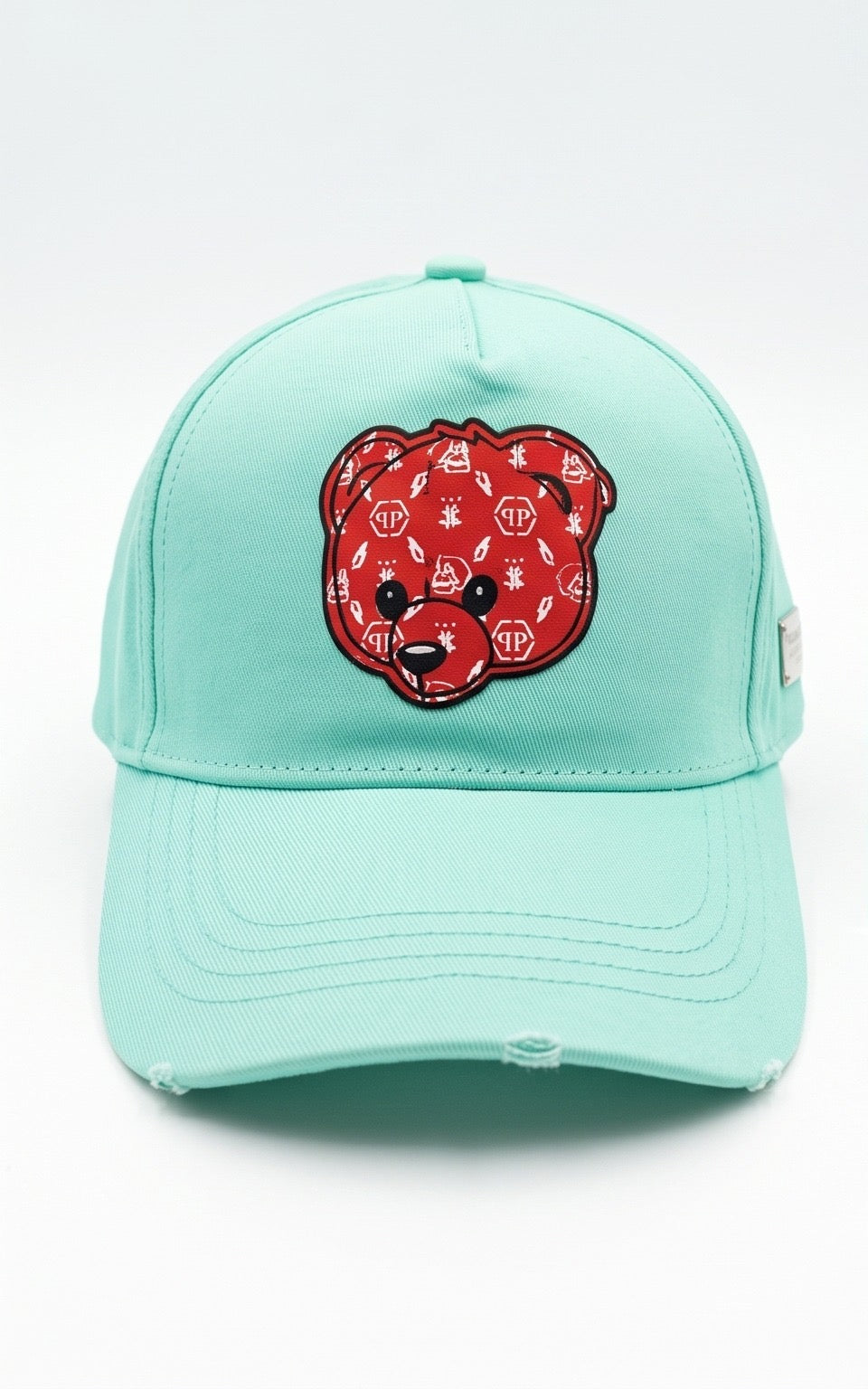 Philipp Plein Teddy Bear Cap – Mint Green