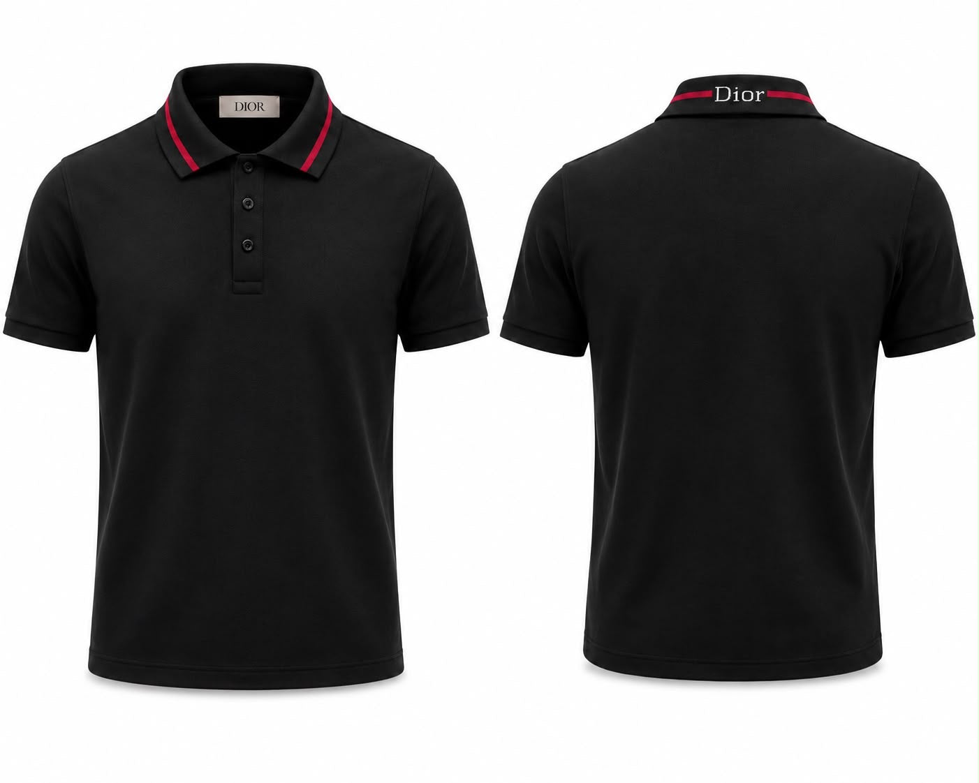Dior-Black Polo Shirt