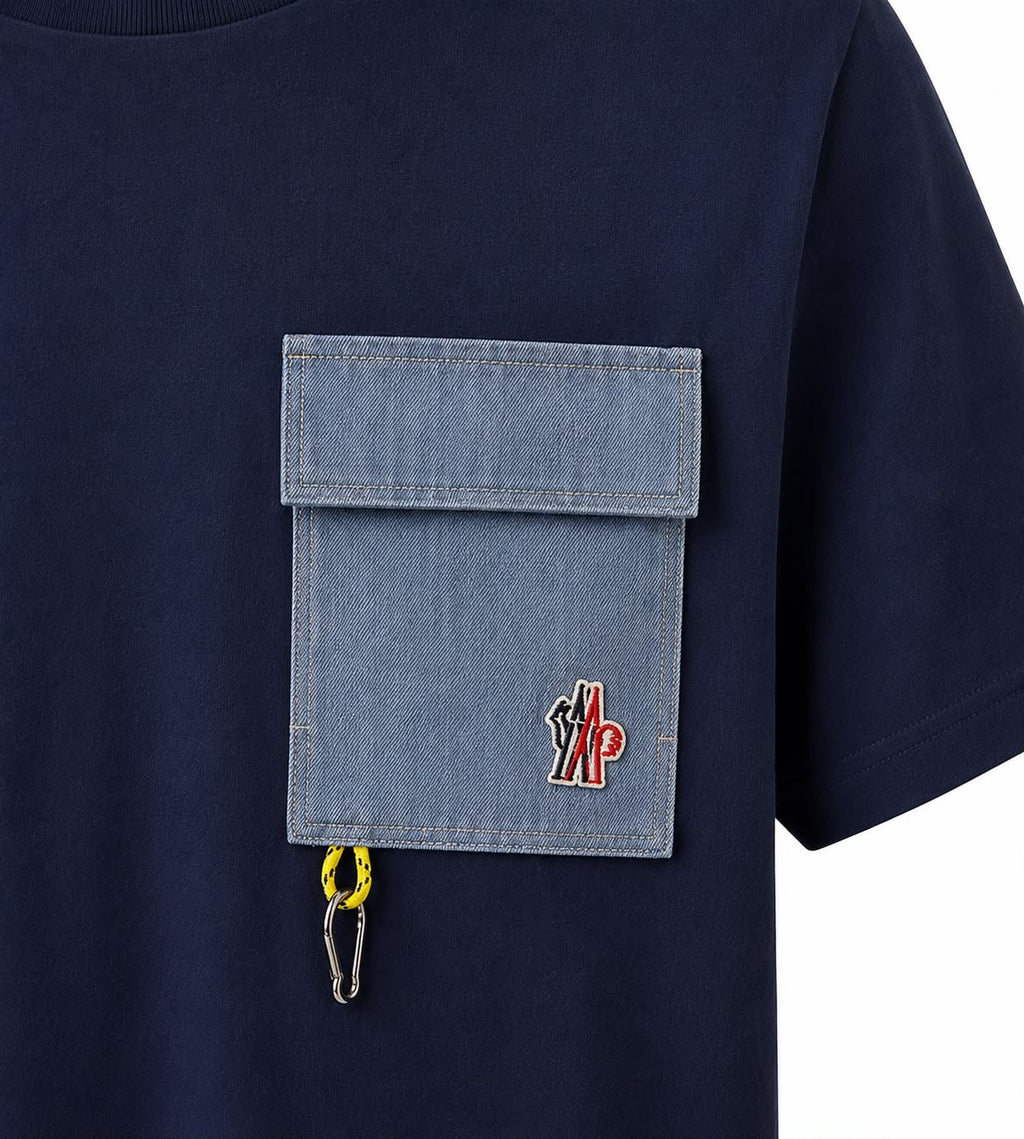 Moncler Navy Blue T-Shirt