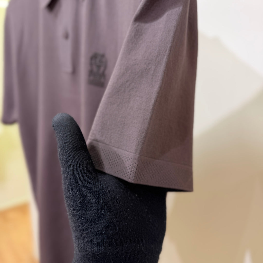 Brunello Cucinelli Brown Polo T-Shirt