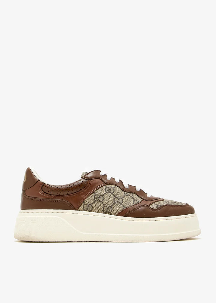 GUCCI - GG Supreme Panelled sneakers