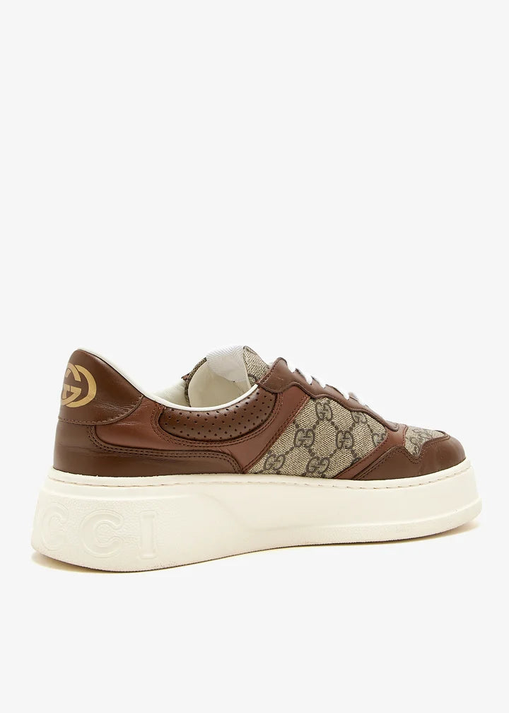 GUCCI - GG Supreme Panelled sneakers