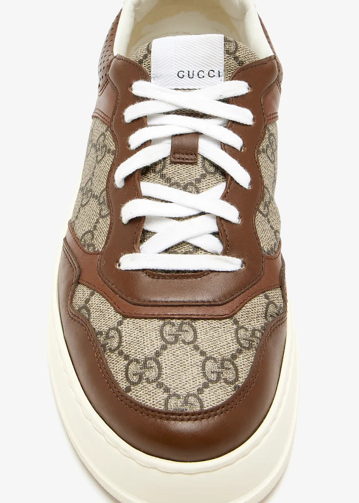 GUCCI - GG Supreme Panelled sneakers