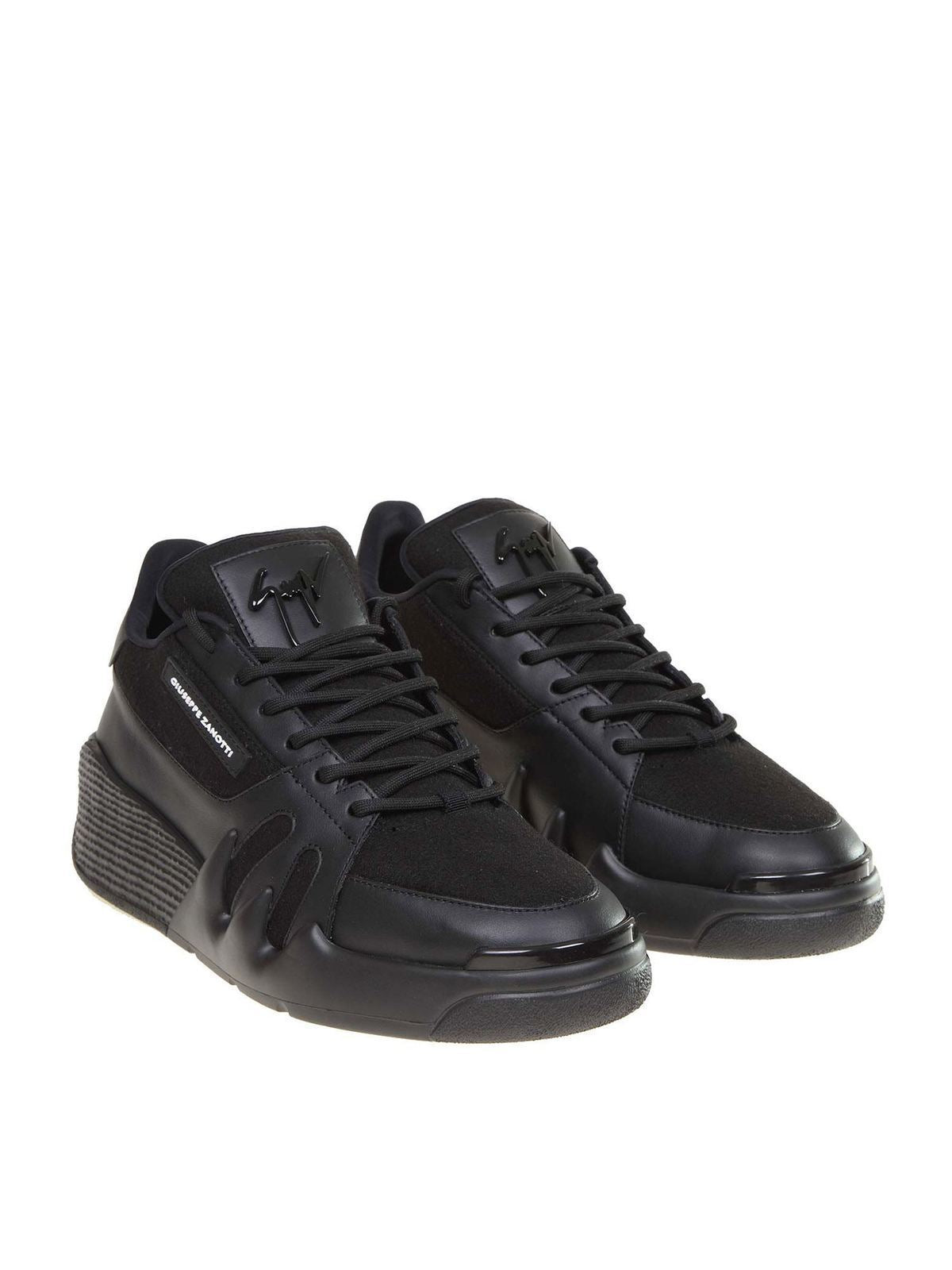 GIUSEPPE ZANOTTI-BLACK TALON SNEAKERS FOR MEN NEW