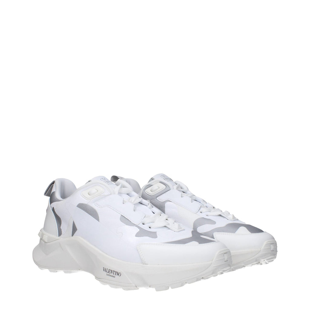 Valentino Garavani Sneakers Men Fabric White/Light Grey