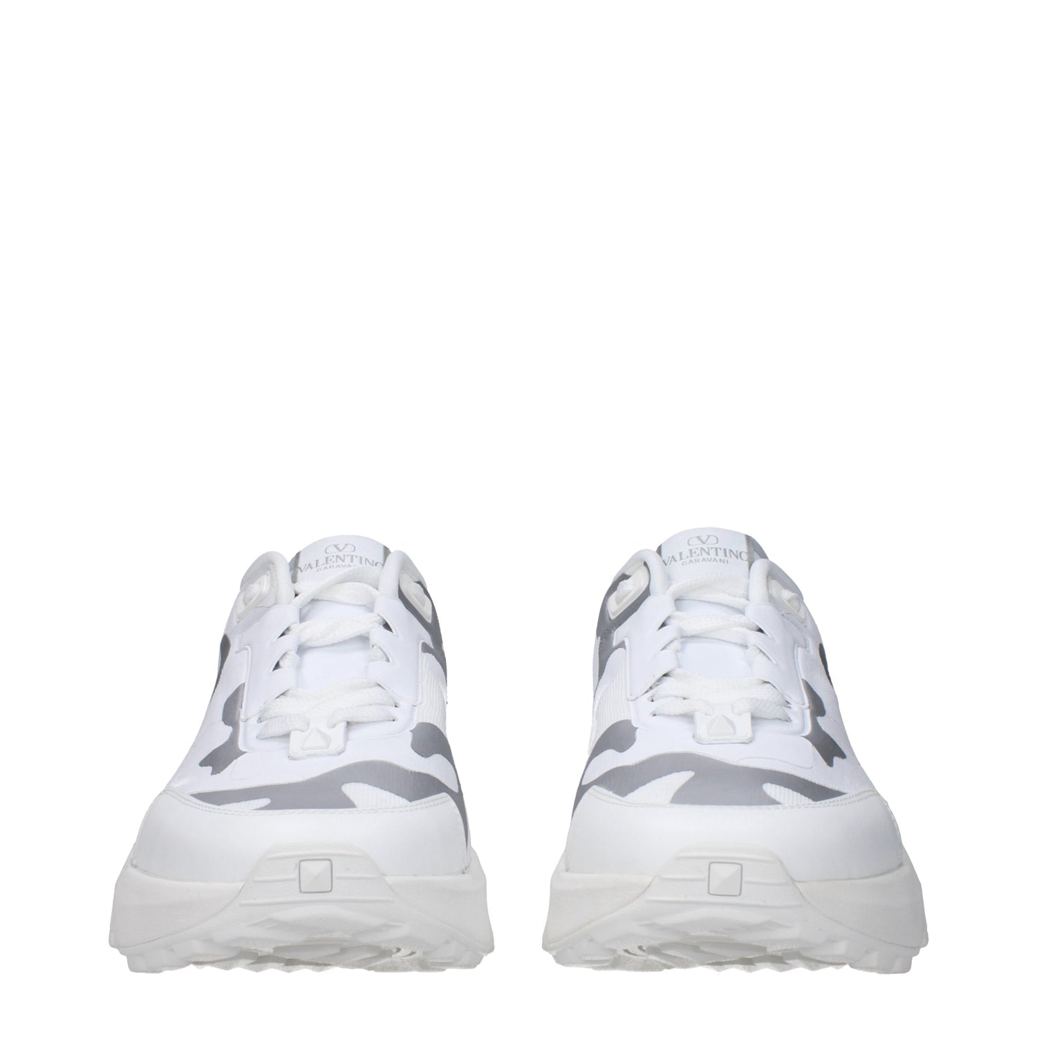 Valentino Garavani Sneakers Men Fabric White/Light Grey