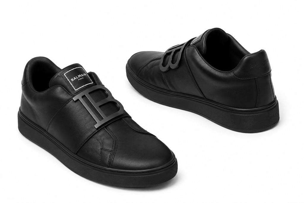 Balmain B-Strap Sneakers – Black Edition