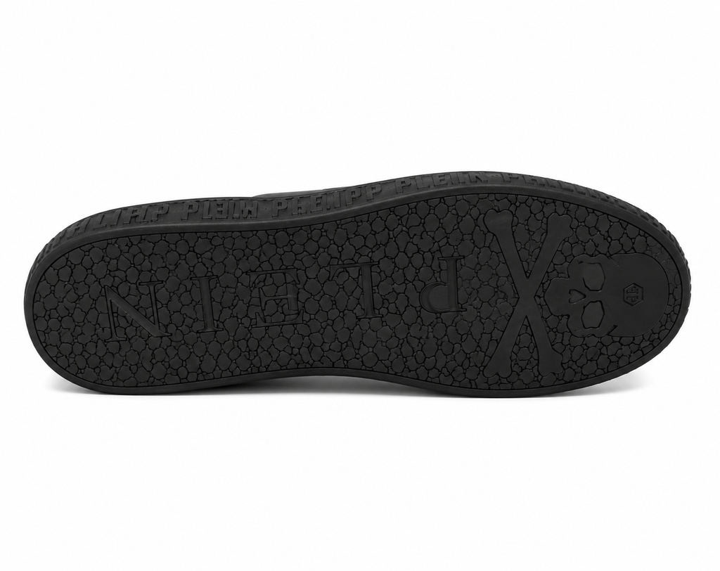 Philipp Plein Black Sneakers – Gold Star Edition
