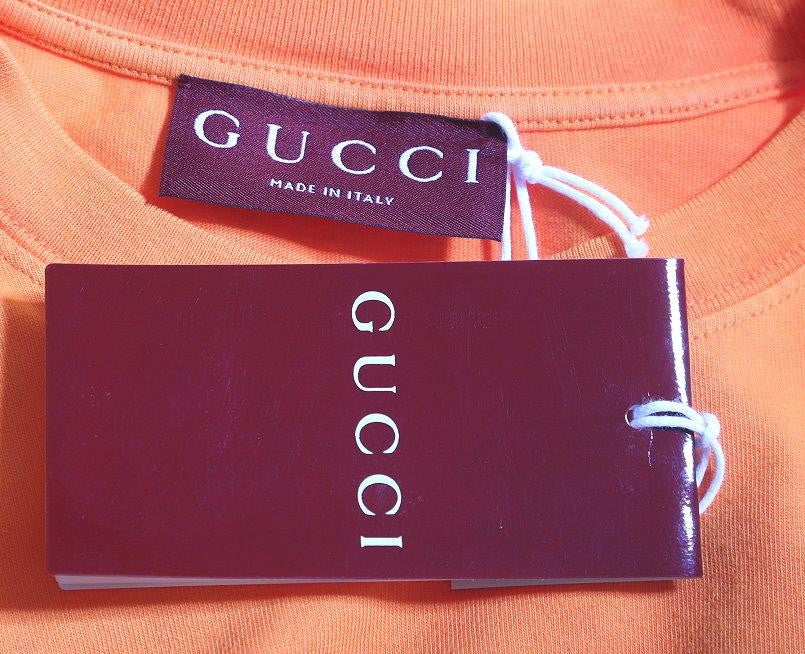 GUCCI Orange Washed T-Shirt over sized