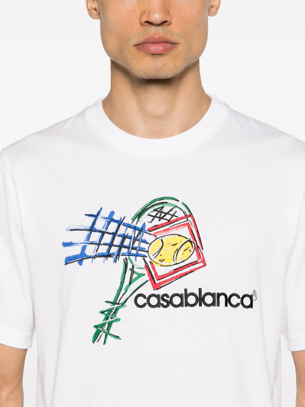 Casablanca
Crocs Do Tennis T-shirt with brand logo print - Over sized