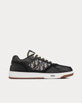 Dior - B27 Black Smooth Calfskin with Beige and Black Dior Oblique Jacquard Low Top Sneakers
