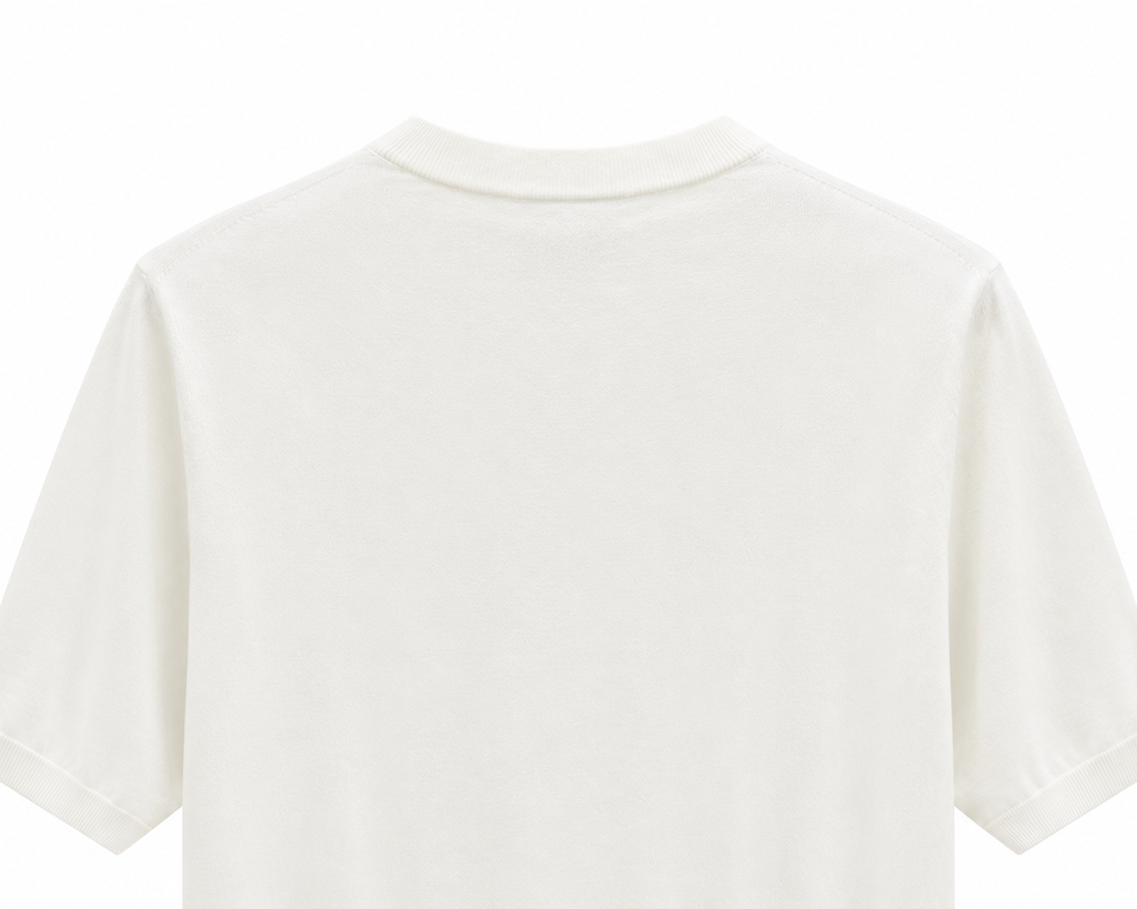 Brunello Cucinelli Knit T-Shirt – Off White