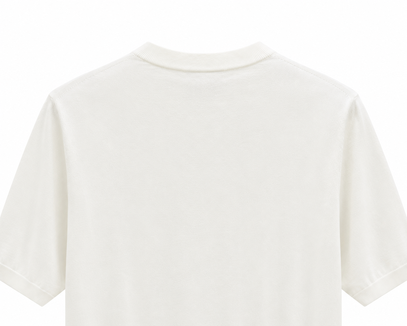 Brunello Cucinelli Knit T-Shirt – Off White