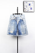 Acne Studios SS26 3D Printed 1981M Jeans Shorts Unisex