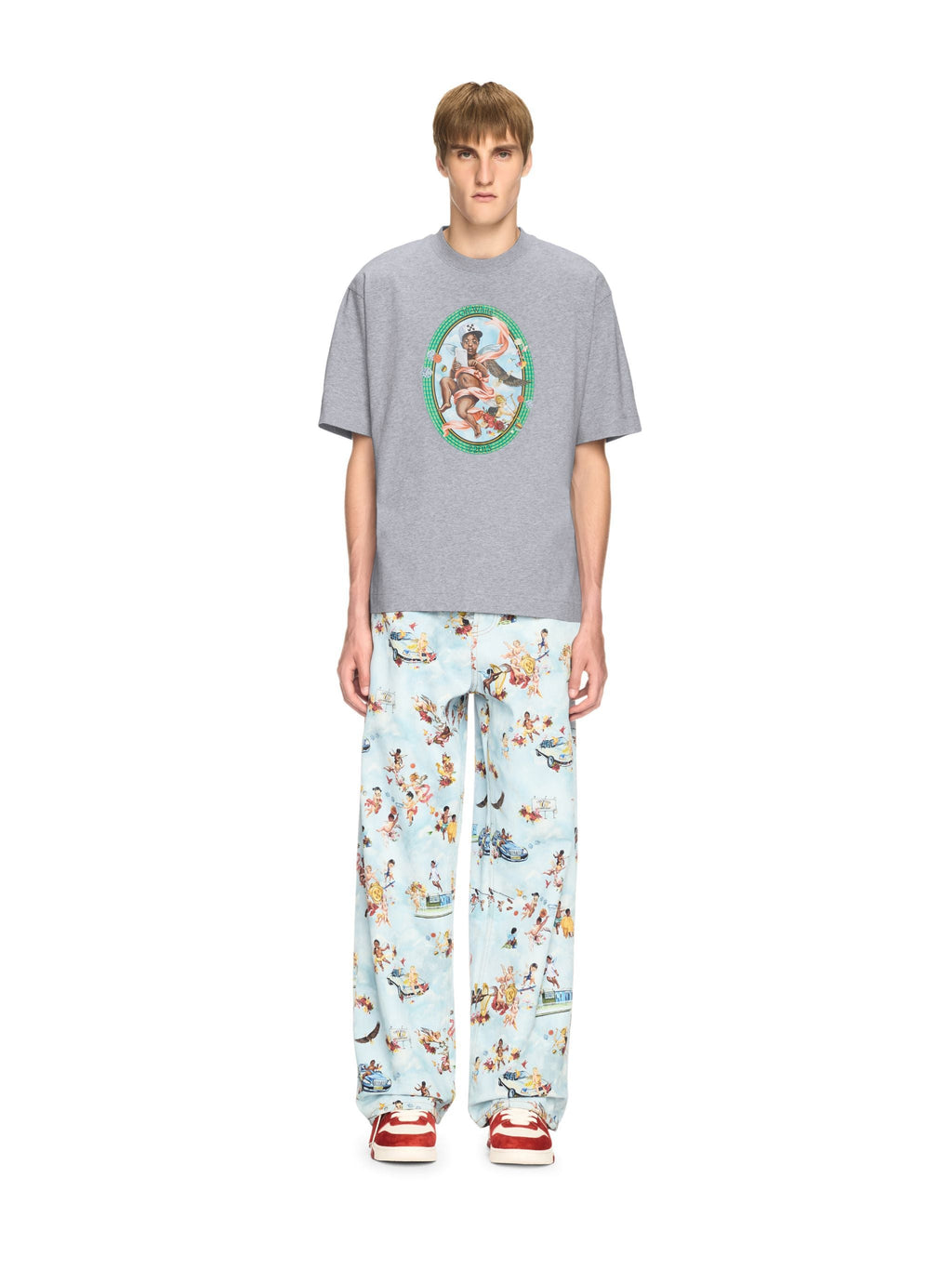 Off-White FRESCO OVAL SKATE S/S TEE