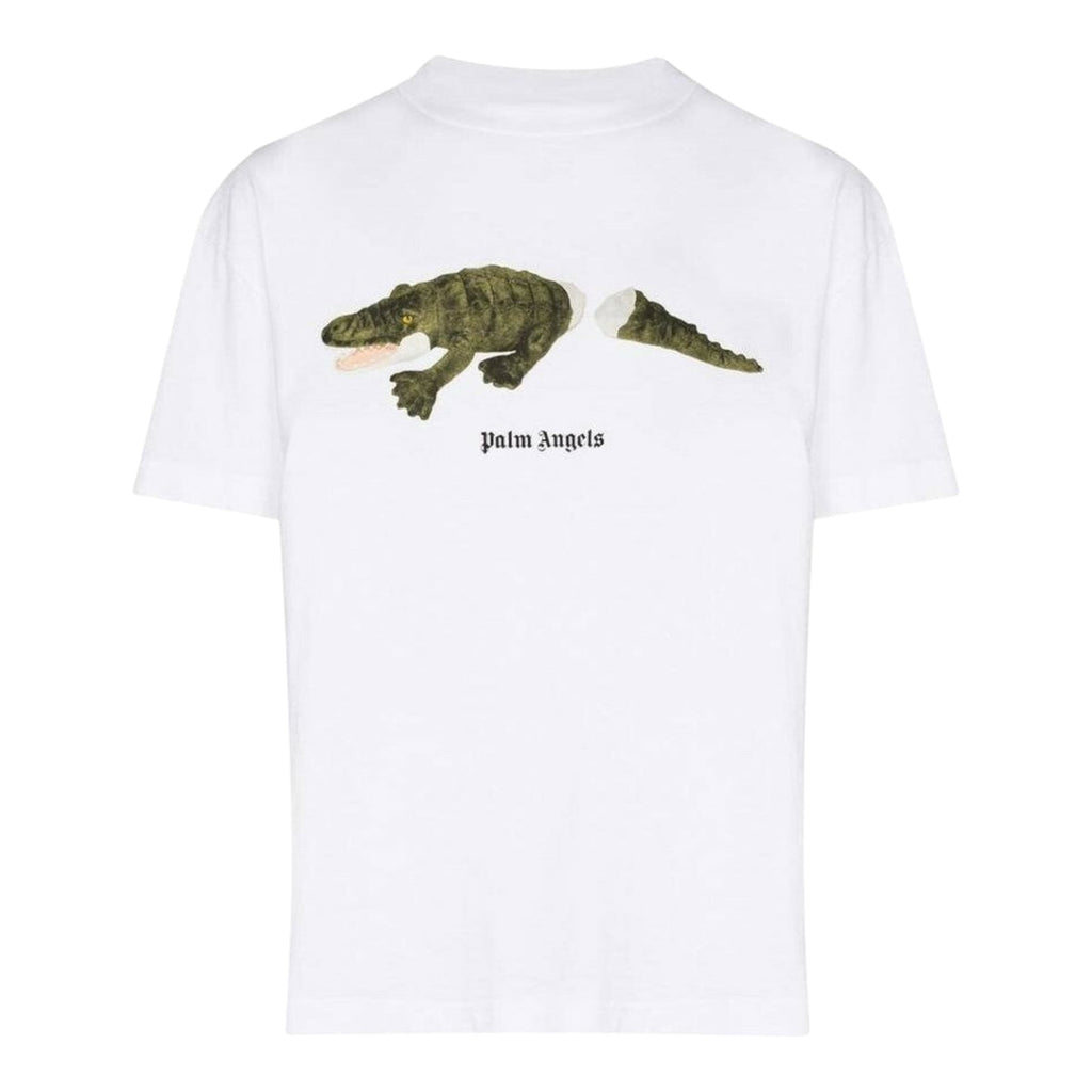 Palm Angels White Croco T-Shirt
