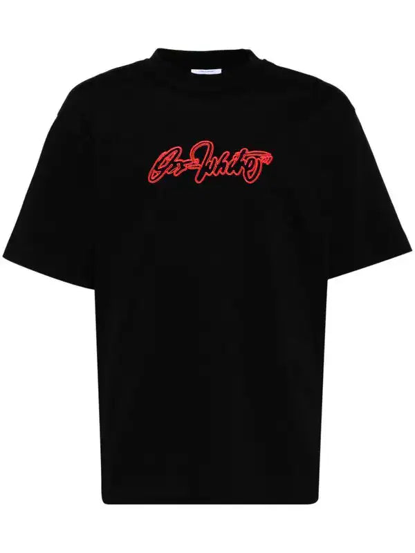 OFF-WHITE 
Script Outline Skate T-Shirt