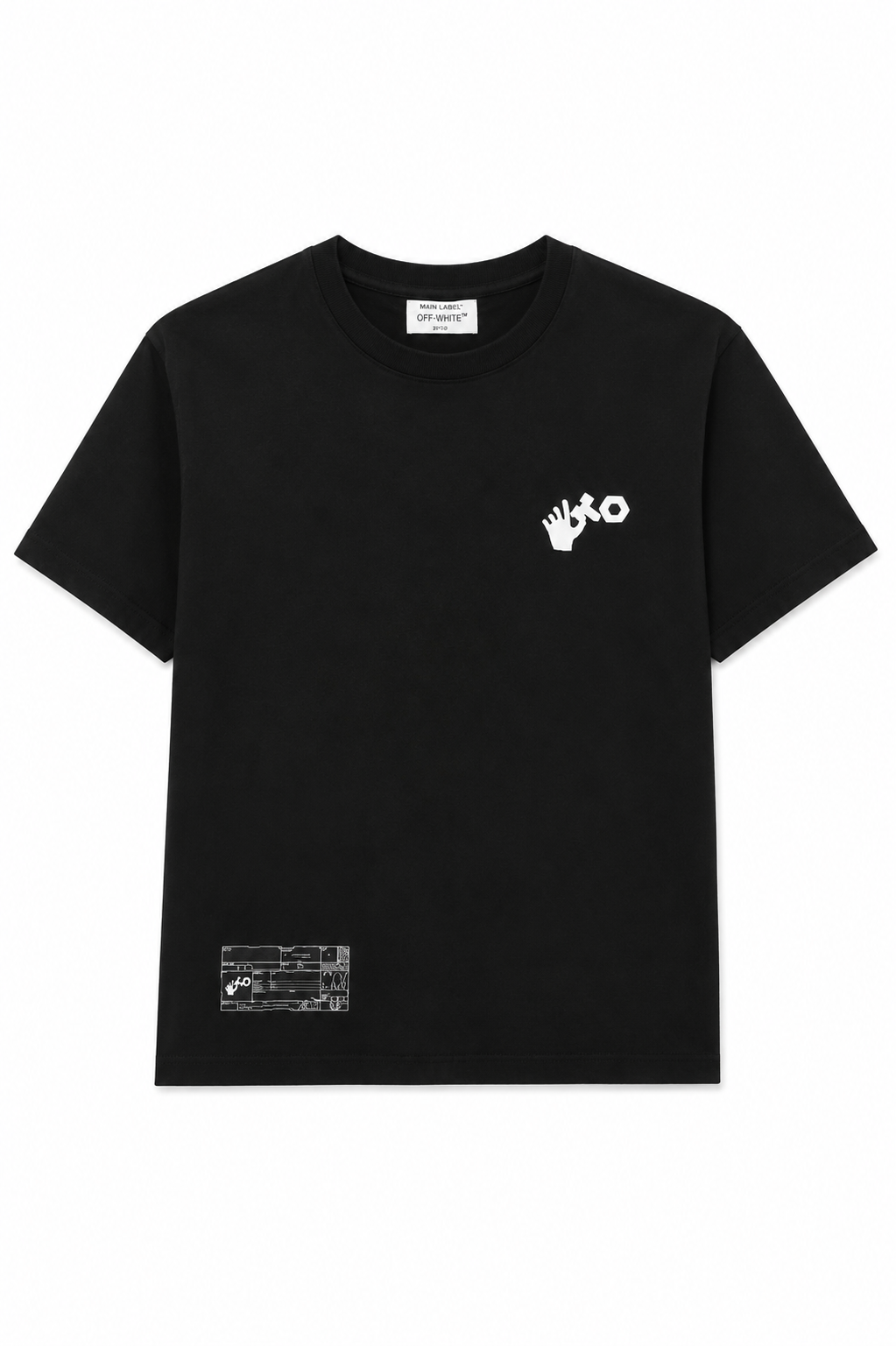 off white Mechanical Arrow Cross Unisex