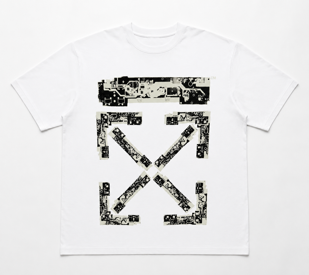 OFF-WHITE mechanical teenager print