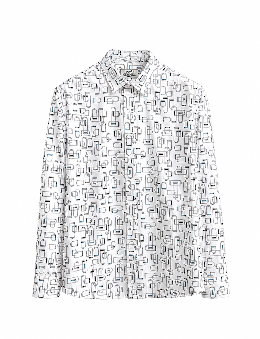 Hermes - Geometric Print Shirt