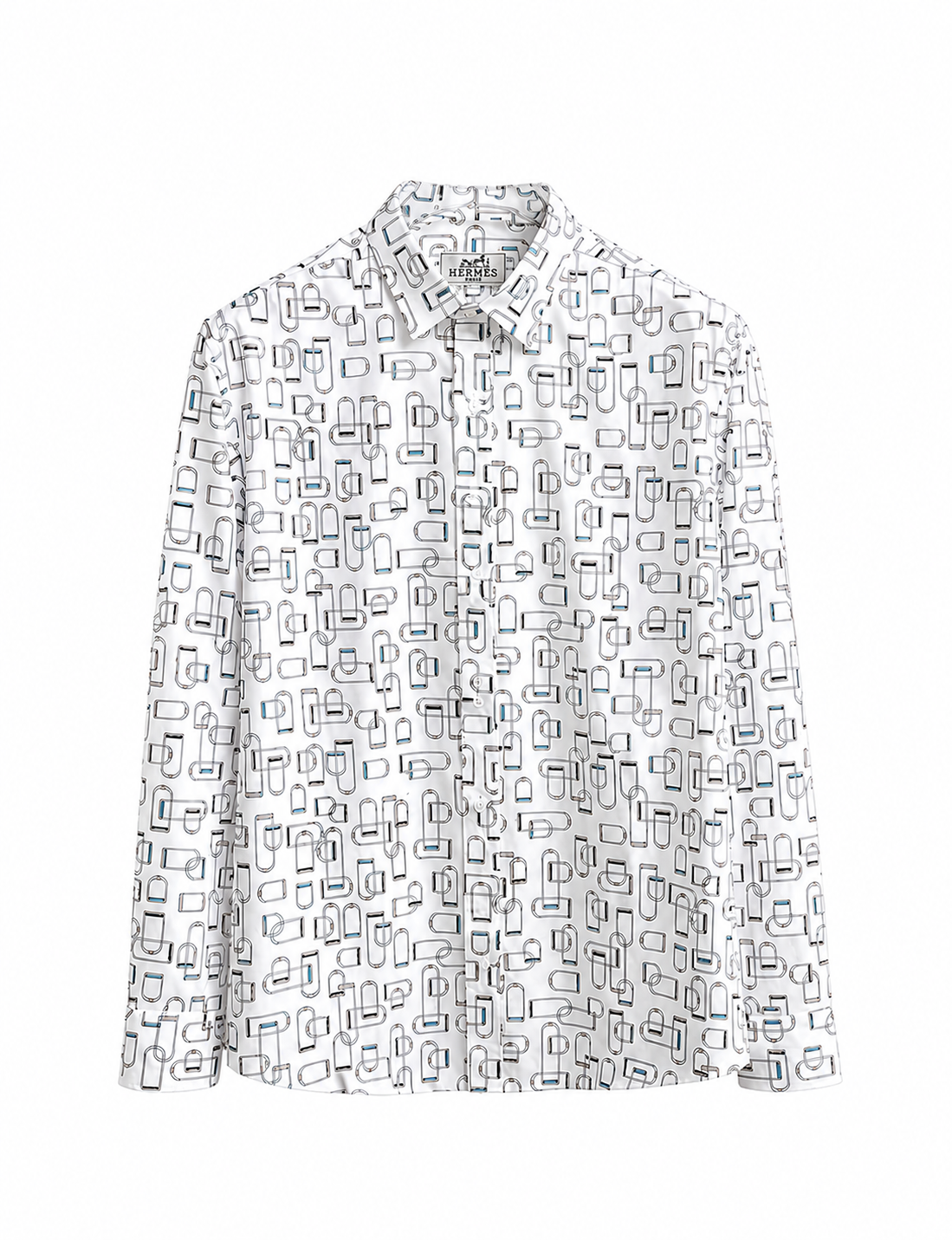Hermes - Geometric Print Shirt
