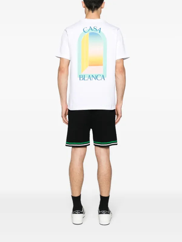 Casablanca
'Larch du Jour' cotton t-shirt