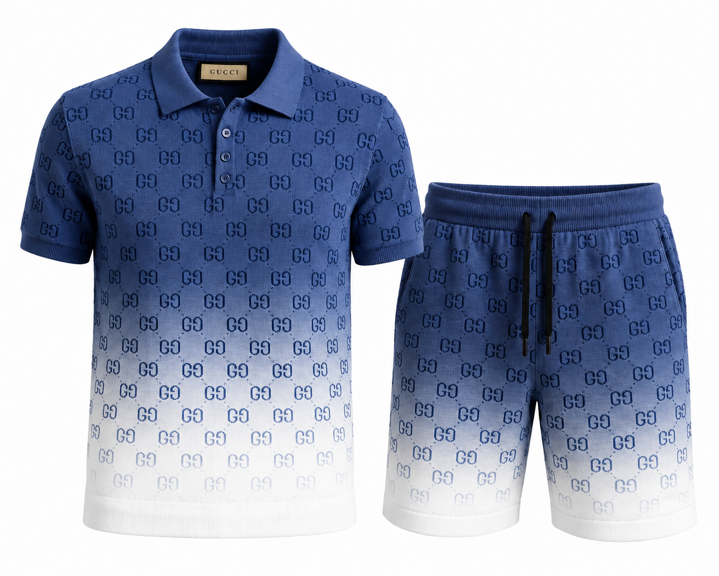 GucciGG Cotton Knit Jacquard outfit set