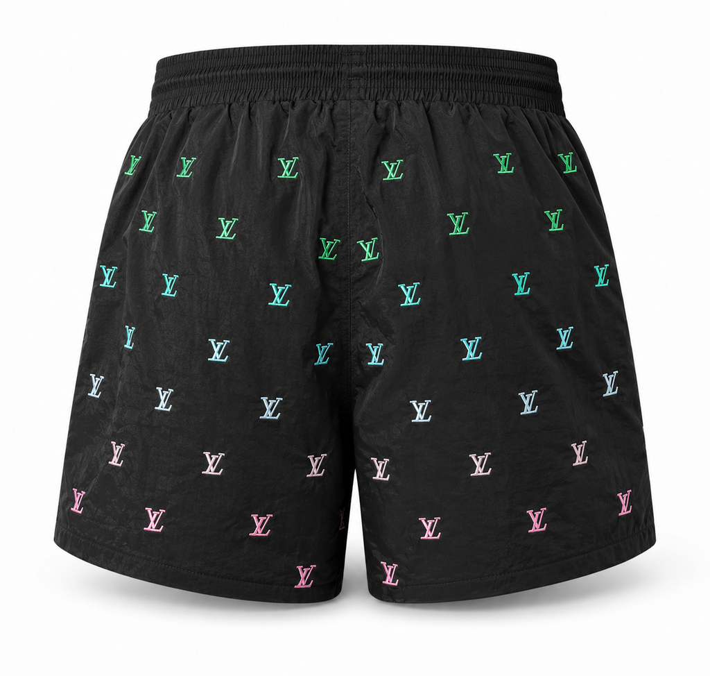 Colourful Monogram Swim Shorts