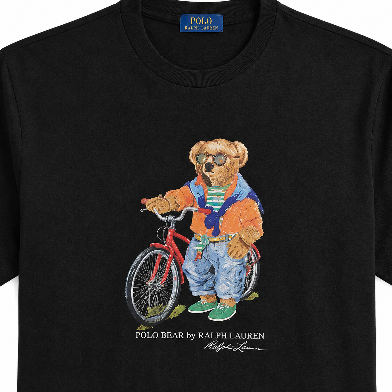 Polo Bear Black print t-shirt