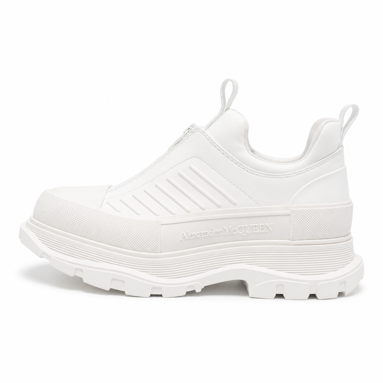 Alexander McQueen Chunky-Sole Zip-Up Sneakers
