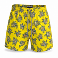 Yellow Turtle Print Swim Shorts