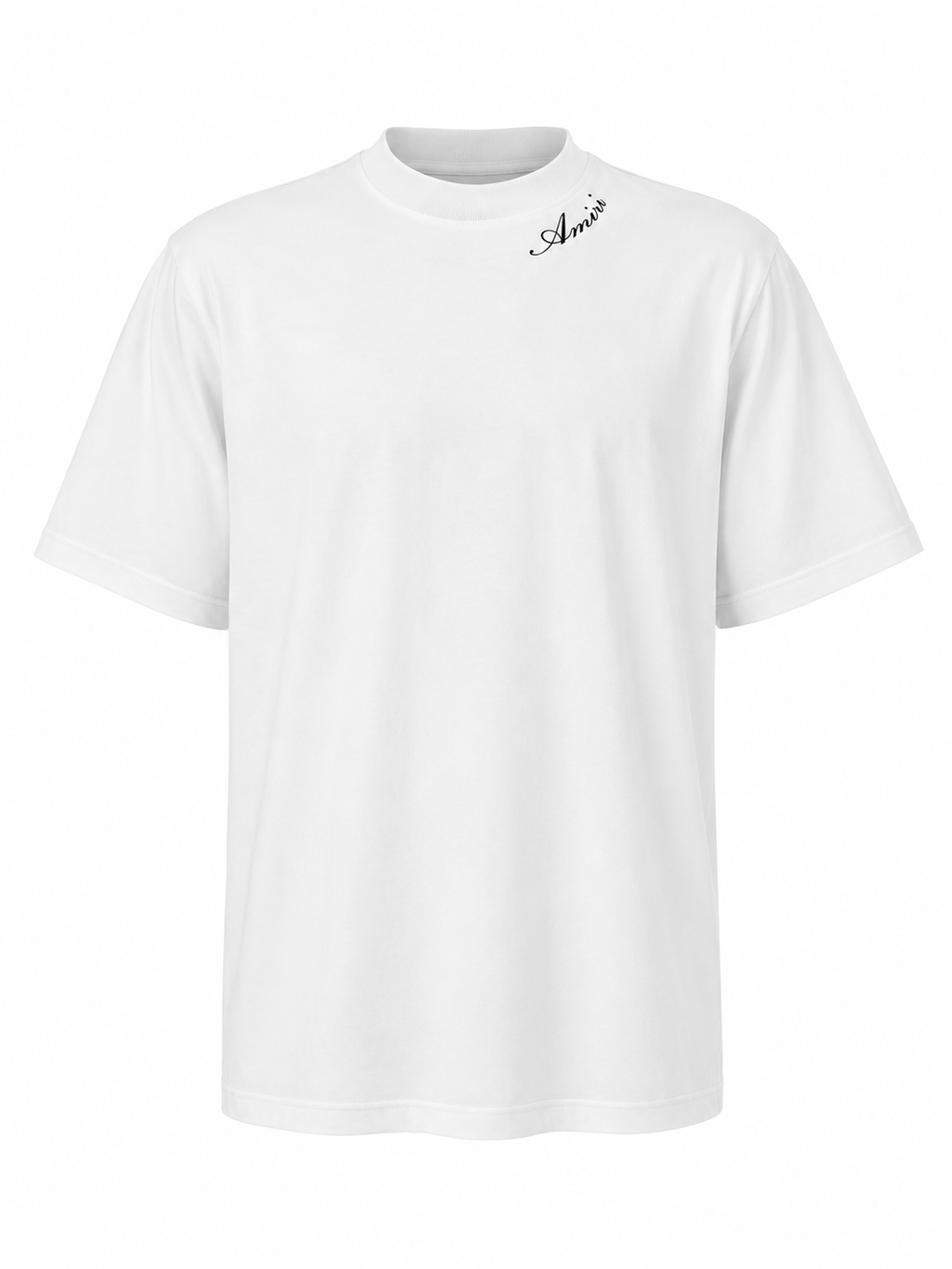 Amiri Over sized Mock Neck T-Shirt